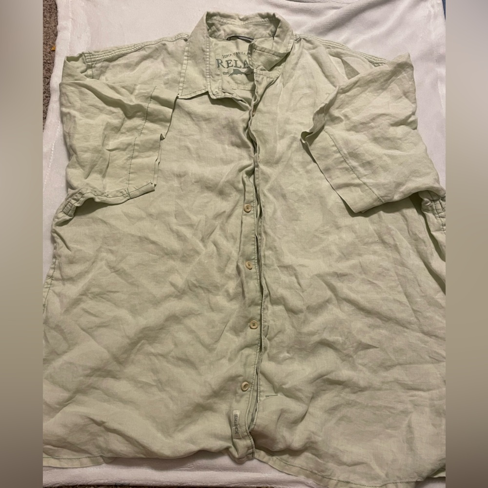Tommy Bahama Relaxed Fit Shirt in Light Green